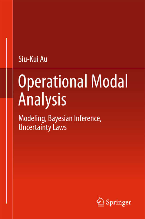 Book cover of Operational Modal Analysis