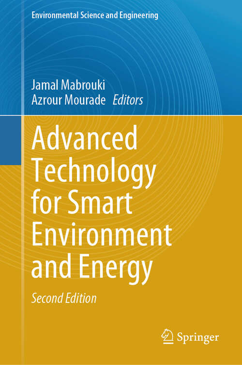 Book cover of Advanced Technology for Smart Environment and Energy (Second Edition 2024) (Environmental Science and Engineering)