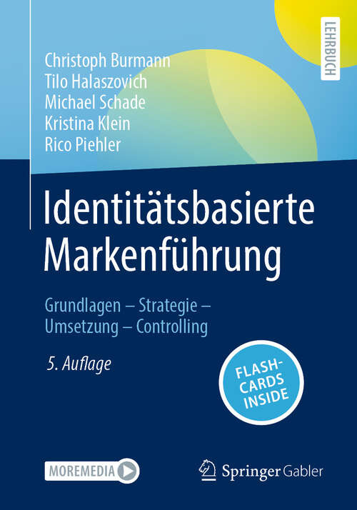 Book cover of Identitätsbasierte Markenführung: Grundlagen - Strategie - Umsetzung - Controlling (5. Auflage 2024)