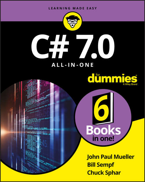 Book cover of C# 7.0 All-in-One For Dummies