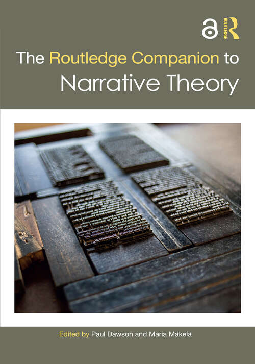 Book cover of The Routledge Companion to Narrative Theory (Routledge Literature Companions)