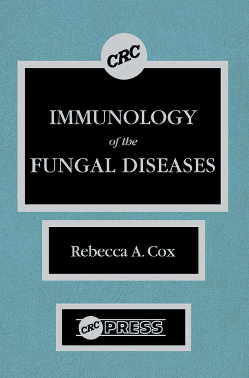 Book cover of Immunology of the Fungal Diseases