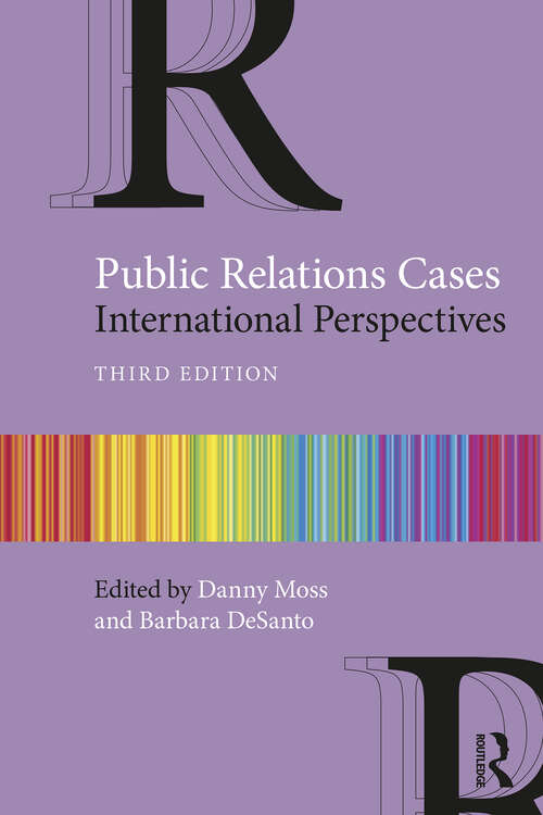 Book cover of Public Relations Cases: International Perspectives (3)