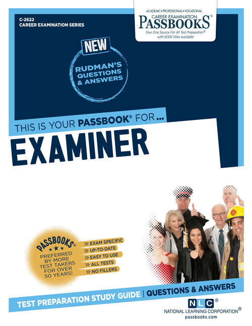 Book cover of Examiner: Passbooks Study Guide (Career Examination Series: C-140)