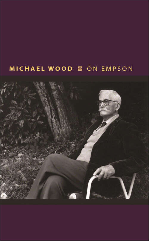 Book cover of On Empson (Writers on Writers)