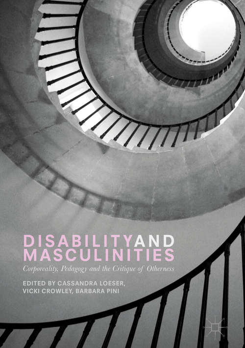Book cover of Disability and Masculinities