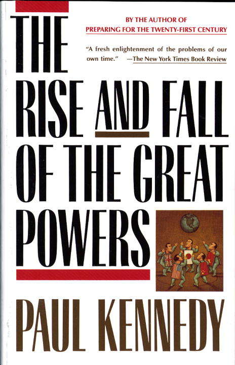 Book cover of The Rise and Fall of the Great Powers