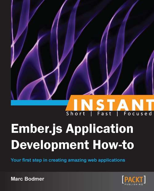 Book cover of Instant Ember.js Application Development How-to