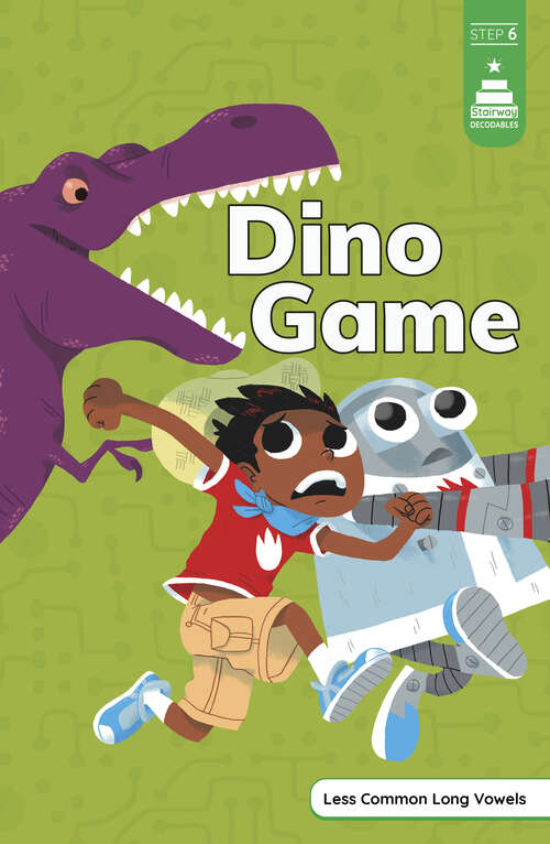 Book cover of Dino Game (Stairway Decodables Step 6)