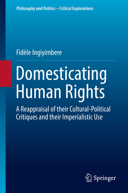 Book cover of Domesticating Human Rights