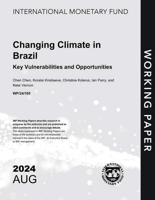 Book cover of Changing Climate in Brazil: Key Vulnerabilities and Opportunities