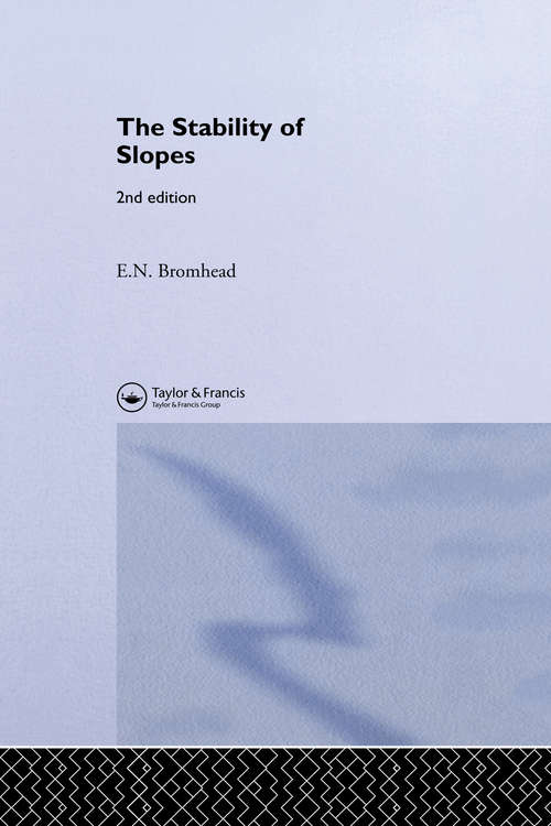 Book cover of The Stability of Slopes (2)