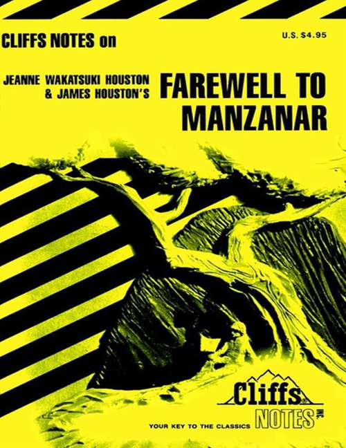 Book cover of CliffsNotes on Houston's Farewell to Manzanar