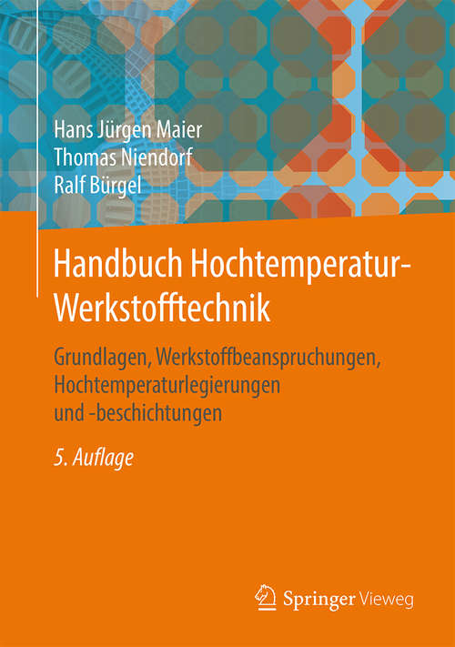 Book cover of Handbuch Hochtemperatur-Werkstofftechnik