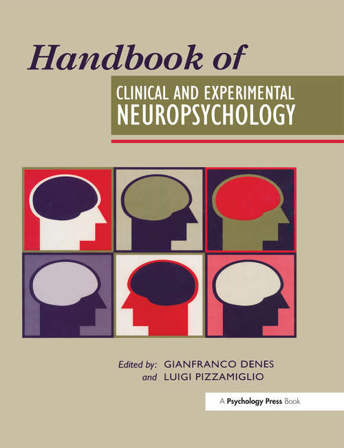 Book cover of Handbook Of Clinical And Experimental Neuropsychology (3)