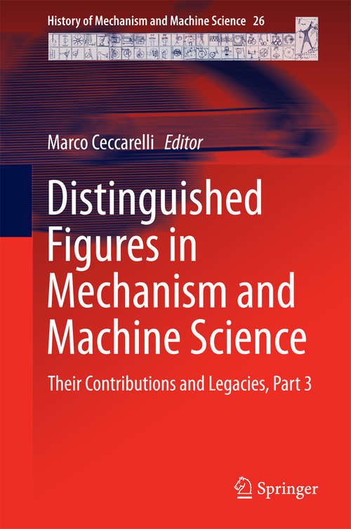 Book cover of Distinguished Figures in Mechanism and Machine Science