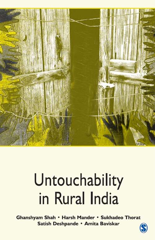 Book cover of Untouchability in Rural India (First Edition)