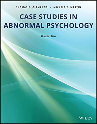 Book cover of Case Studies In Abnormal Psychology (Eleventh Edition)