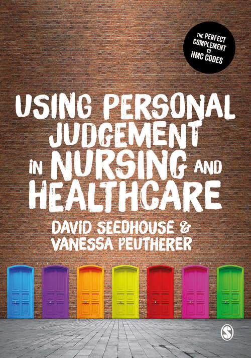 Book cover of Using Personal Judgement in Nursing and Healthcare