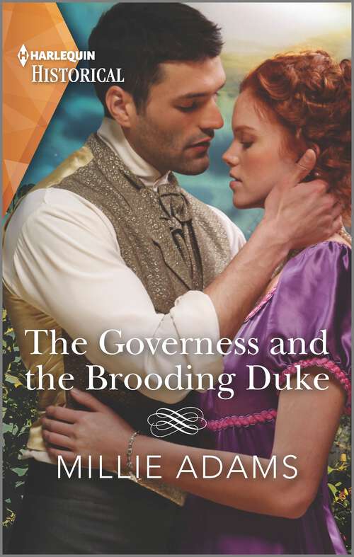 Book cover of The Governess and the Brooding Duke