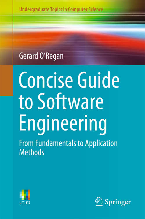 Book cover of Concise Guide to Software Engineering