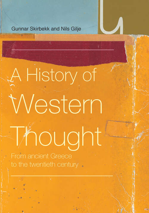 Book cover of A History of Western Thought: From Ancient Greece to the Twentieth Century