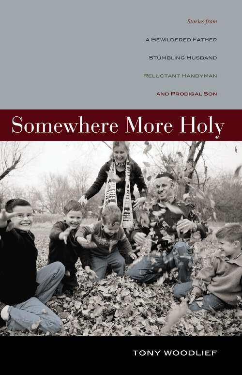 Book cover of Somewhere More Holy: Stories from a Bewildered Father, Stumbling Husband, Reluctant Handyman, and Prodigal Son