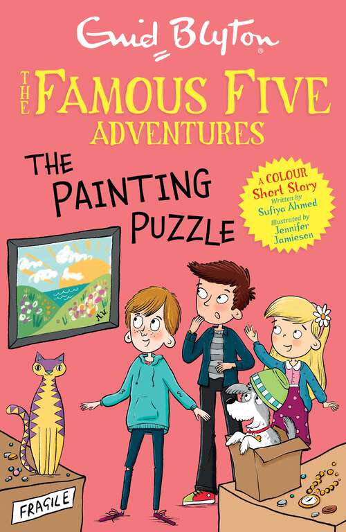 Book cover of Famous Five Colour Short Stories: The Painting Puzzle (Famous Five: Short Stories #17)