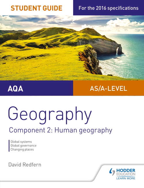 Book cover of AQA Geography Student Guide: Human Geography