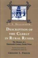 Book cover of Description Of The Clergy In Rural Russia: The Memoir Of A Nineteenth-Century Parish Priest