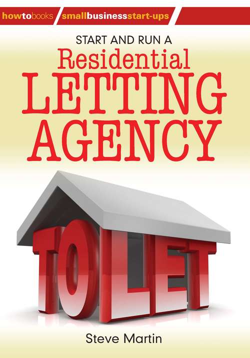 Book cover of Start and Run a Residential Letting Agency