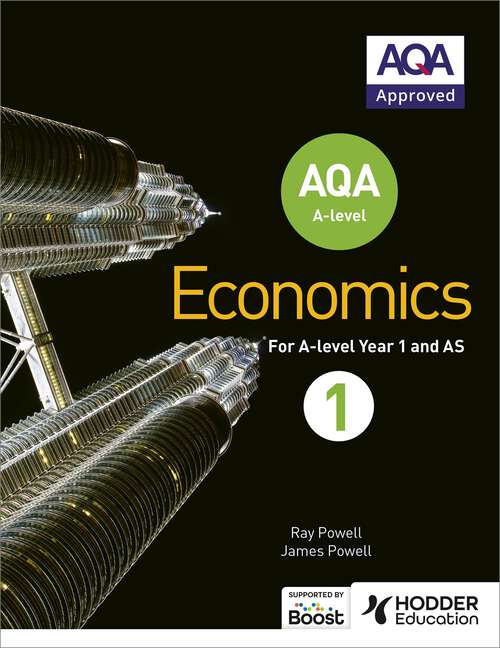 Book cover of AQA A-level Economics Book 1