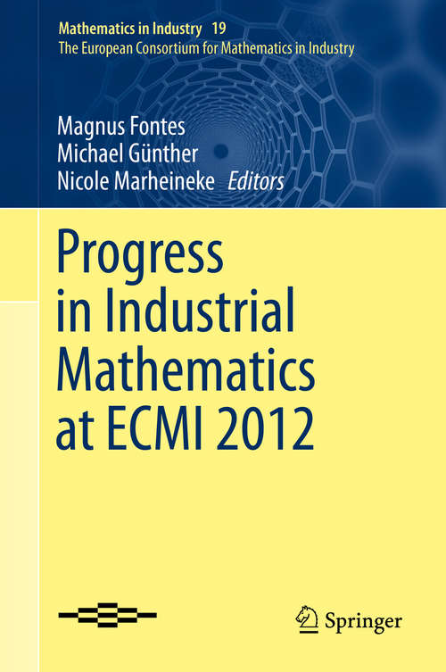 Book cover of Progress in Industrial Mathematics at ECMI 2012