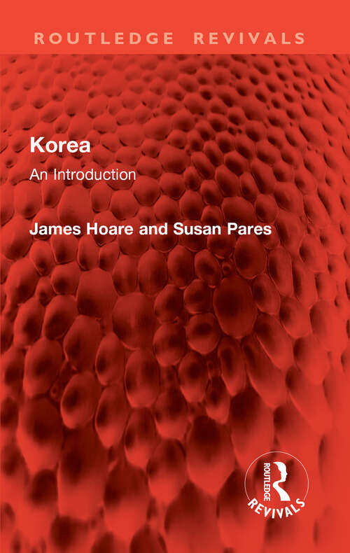 Book cover of Korea: An Introduction (Routledge Revivals)