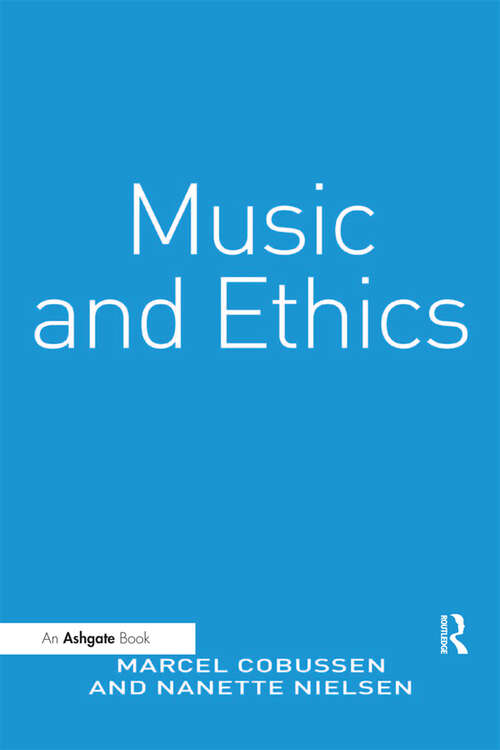 Book cover of Music and Ethics