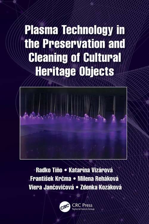 Book cover of Plasma Technology in the Preservation and Cleaning of Cultural Heritage Objects