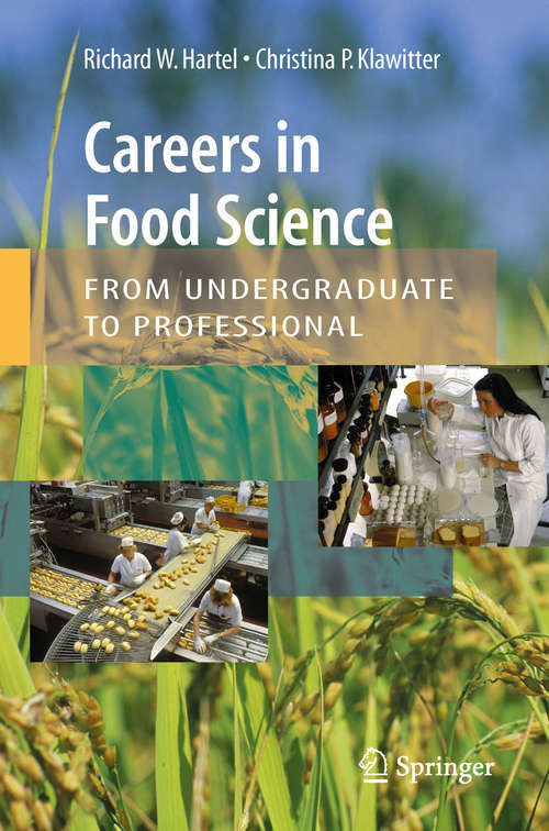 Book cover of Careers in Food Science: From Undergraduate to Professional