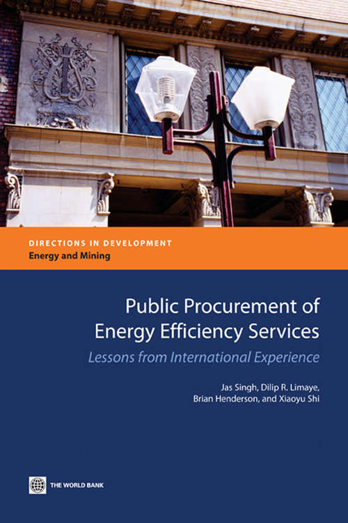 Book cover of Public Procurement of Energy Efficiency Services