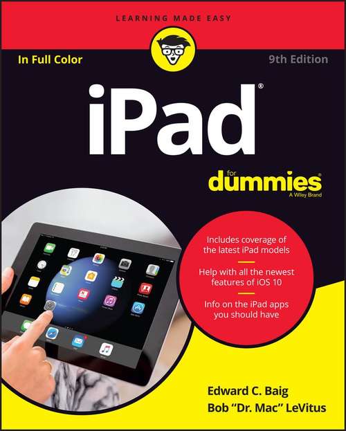 Book cover of iPad For Dummies