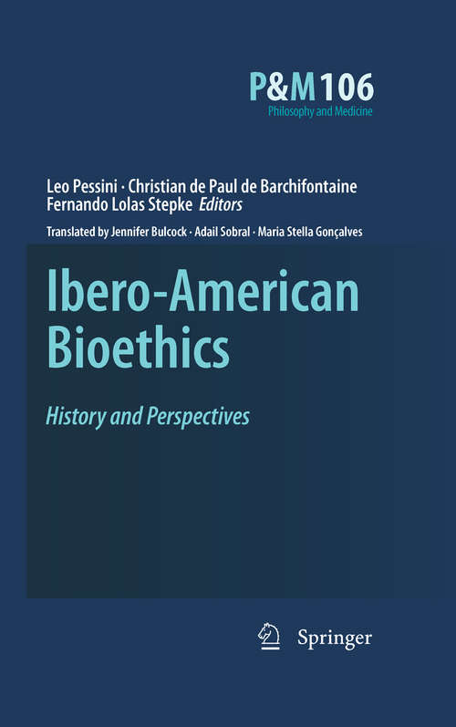 Book cover of Ibero-American Bioethics