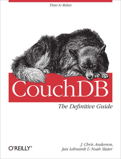 Book cover of CouchDB: Time to Relax (Animal Guide)