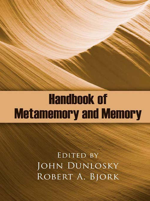 Book cover of Handbook of Metamemory and Memory