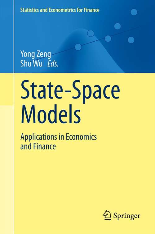 Book cover of State-Space Models: Applications in Economics and Finance