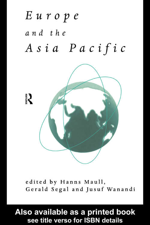 Book cover of Europe and the Asia-Pacific