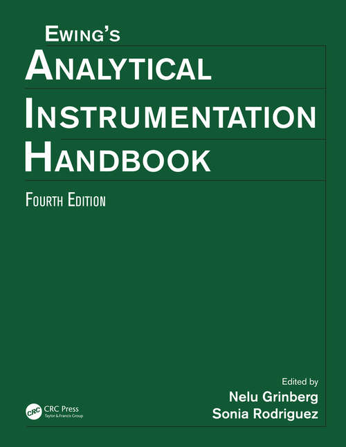 Book cover of Ewing's Analytical Instrumentation Handbook, Fourth Edition (4)