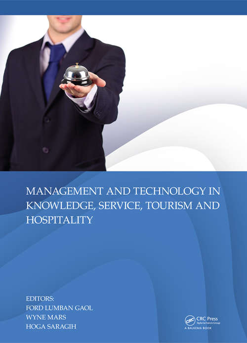 Book cover of Management and Technology in Knowledge, Service, Tourism & Hospitality