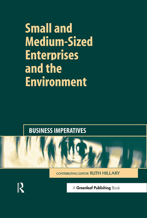 Book cover of Small and Medium-Sized Enterprises and the Environment: Business Imperatives