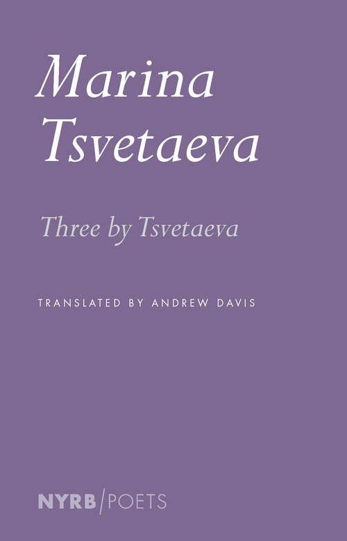 Book cover of Three by Tsvetaeva