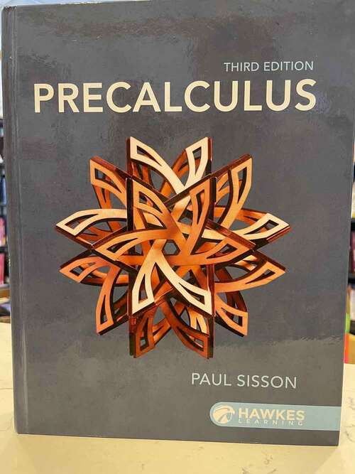 Book cover of Precalculus 3e Textbook (Third Edition)