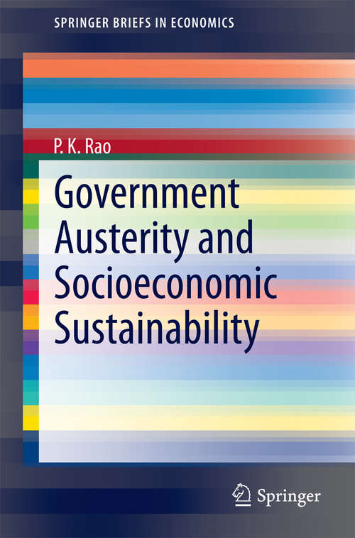 Book cover of Government Austerity and Socioeconomic Sustainability